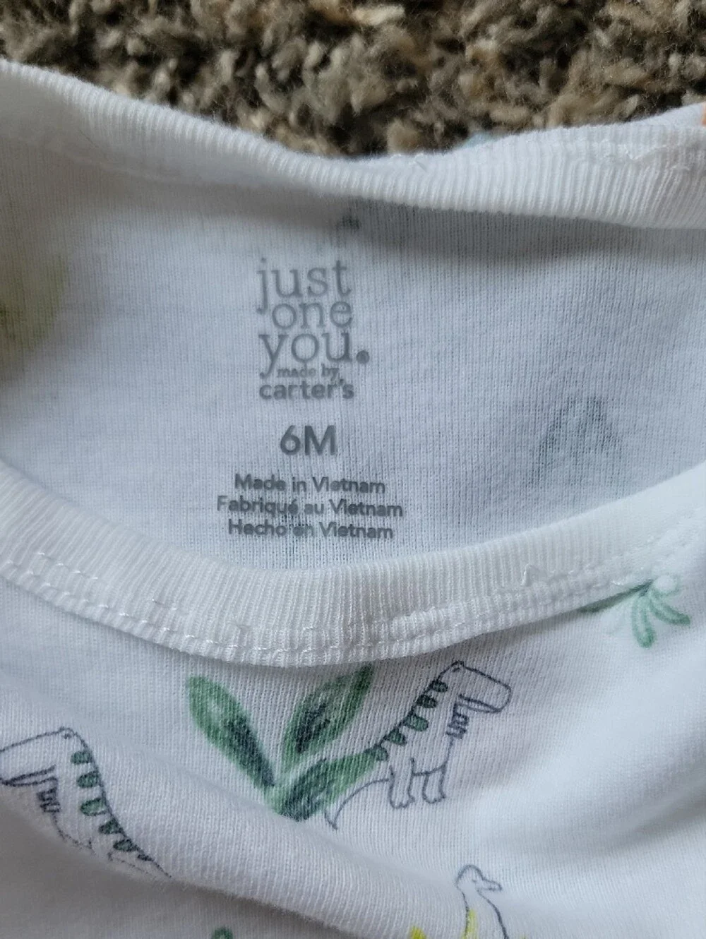 Carters month infant